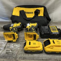 AS-IS DEWALT 20V XR Lithium-Ion Cordless 2-Tool Combo Kit