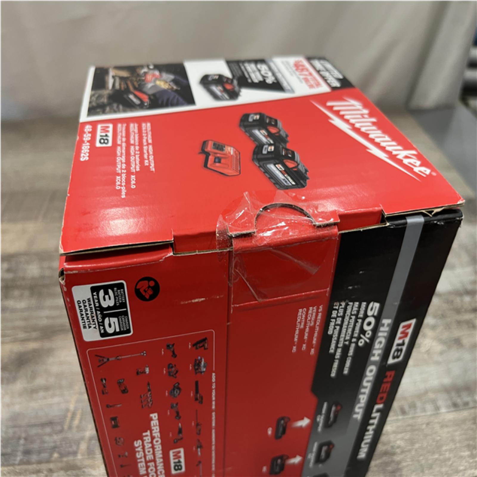 NEW - Milwaukee 18-Volt Lithium-Ion High Output Starter Kit