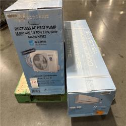 California AS-IS Hessaire Ductless AC Heat Pump (Damaged Boxes)