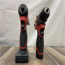 AS-IS Milwaukee FUEL 12-Volt Lithium-Ion Brushless Cordless Hammer Drill and Impact Driver Combo Kit