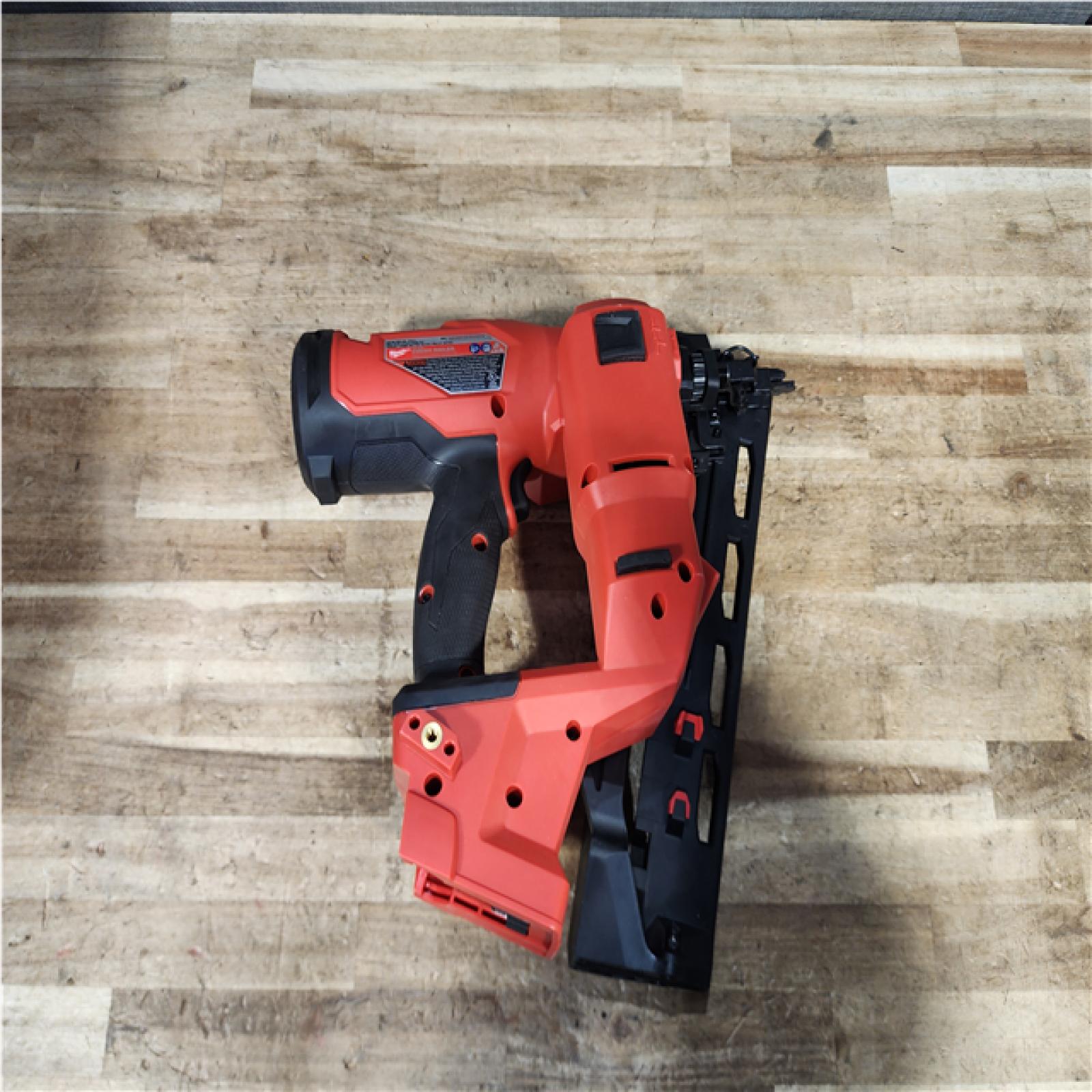 Houston Location AS-IS Milwaukee FUEL 18-Volt Lithium-Ion Brushless Cordless Gen II 16-Gauge Angled Finish Nailer (Tool-Only)
