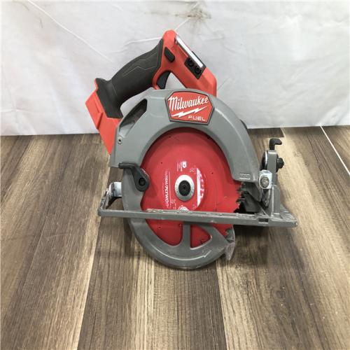 AS-IS Milwaukee FUEL 18V Lithium-Ion Brushless Cordless 7-1/4 in. Circular Saw (Tool-Only)
