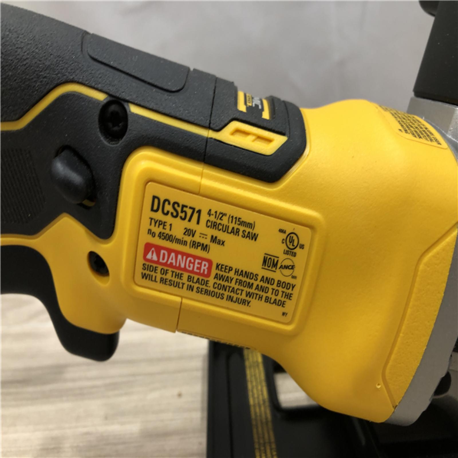 AS-IS DEWALT ATOMIC 20V MAX Cordless 4-1/2 in. Circular Saw (Tool Only)