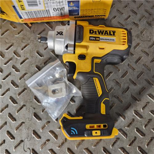 Houston Location - AS-IS Dewalt-DCF896HB 20V MAX* Tool Connect 1/2in. Mid-Range Impact Wrench with Hog Ring Anvil (Tool Only) - Appears IN GOOD Condition