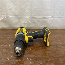 AS-IS DEWALT ATOMIC 20-Volt Lithium-Ion Cordless 1/2 in. Compact Hammer Drill with 3.0Ah Battery, Charger and Bag