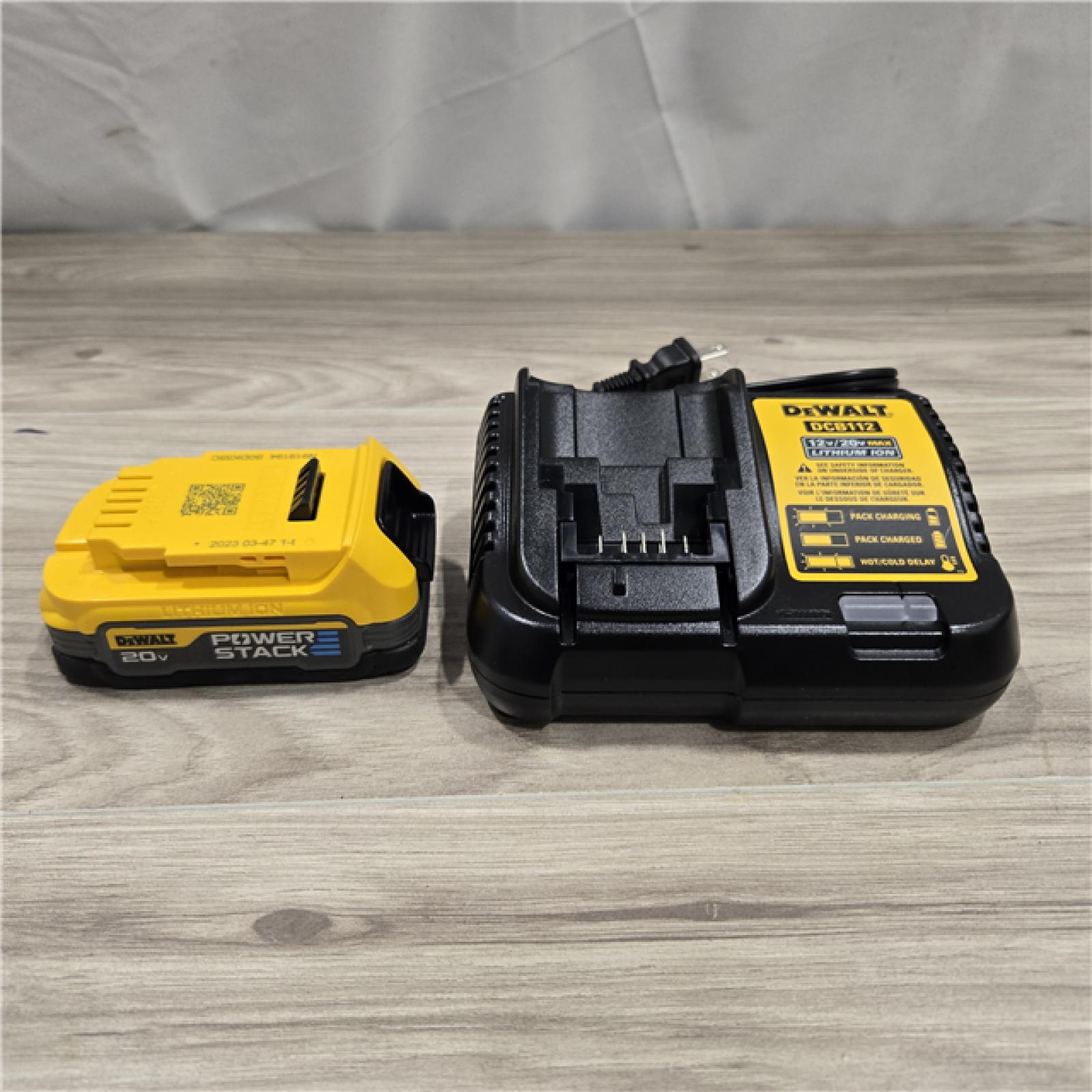 AS-IS DEWALT DCBP034C 20V MAX PowerStack Starter Kit