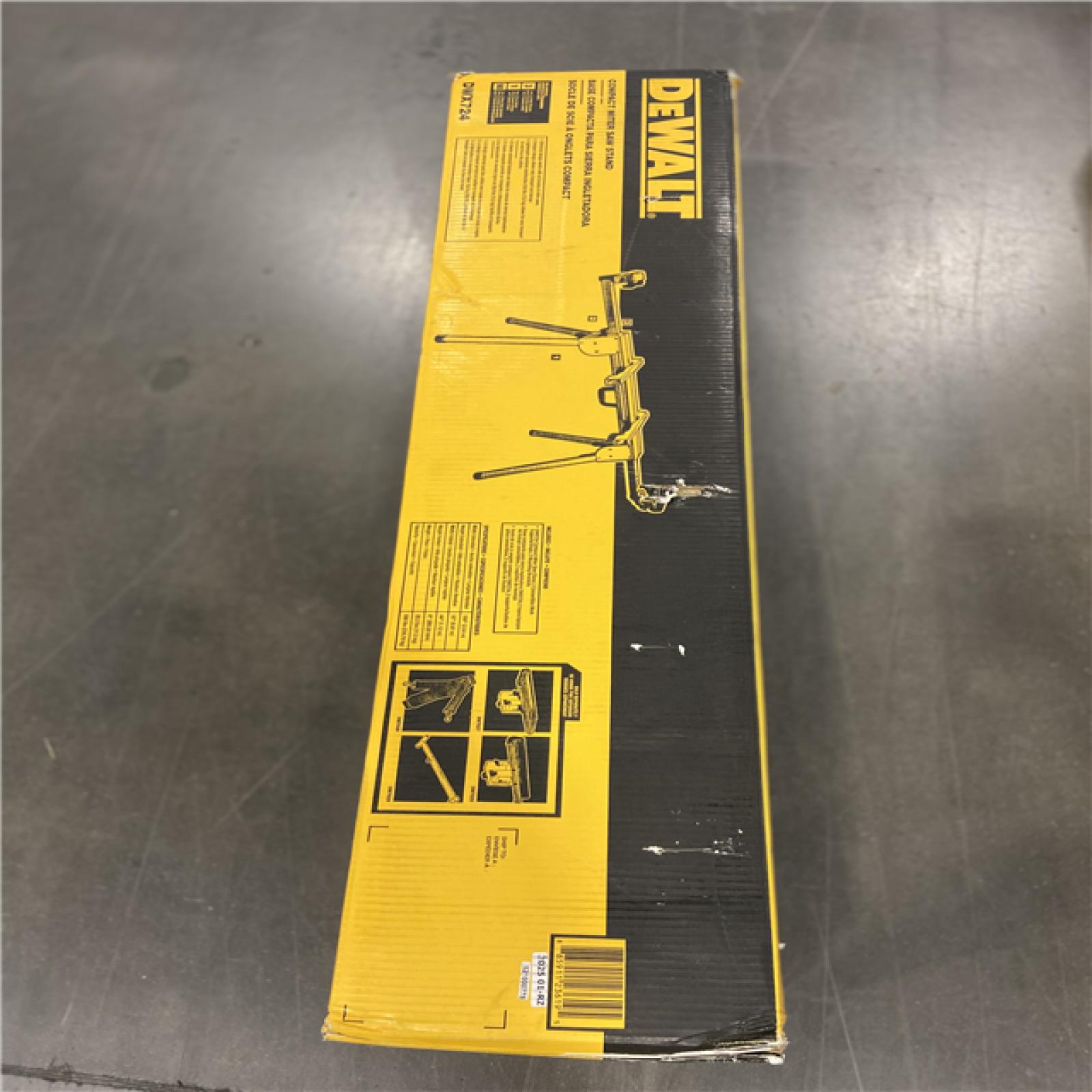 AS-IS - DEWALT 29.8 lbs. Compact Miter Saw Stand with 500 lbs. Capacity