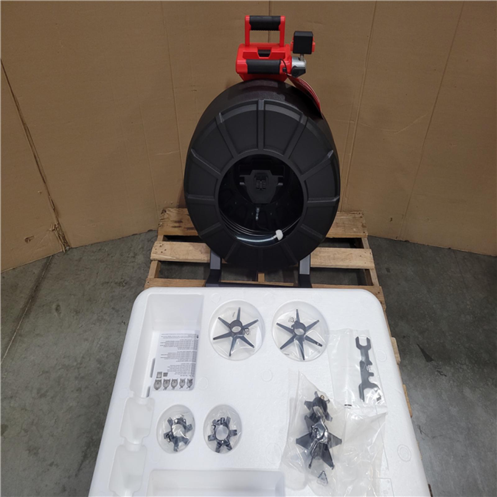 California AS-IS Milwaukee M18 325' Stiff Pipeline Inspection System Model #2976-20 (Tool Only); Appears in Like-New Condition