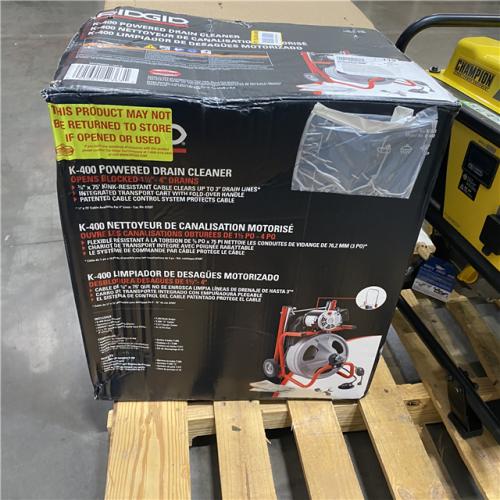 Dallas Location - As-Is Shop RIDGID K-400 Drain Cleaning Snake Auger