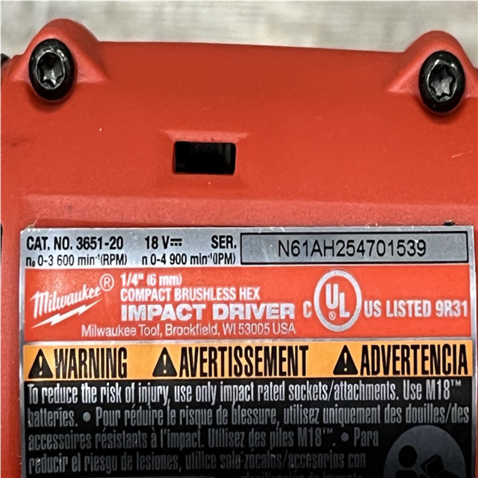AS-IS Milwaukee 18-Volt Lithium-Ion Brushless Cordless (4-Tool) Combo Kit