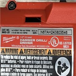 AS-IS Milwaukee 18-Volt Lithium-Ion Brushless Cordless Compact Hammer Drill/Impact Combo Kit