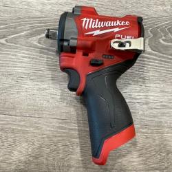 AS-IS Milwaukee FUEL 12V Lithium-Ion Brushless Cordless Stubby 1/2 in. Impact Wrench (Tool-Only)
