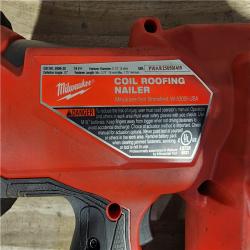 HOUSTON LOCATION - AS-IS Milwaukee M18 FUEL Coil Roofing Nailer (TOOL ONLY)