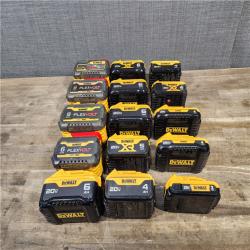 HOUSTON LOCATION - AS-IS DEWALT BATTERY PACK QTY - 15
