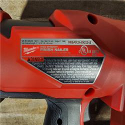 HOUSTON LOCATION - AS-IS MILWAUKEE 16 GAUGE STRAIGHT FINISH NAILER (TOOL ONLY)