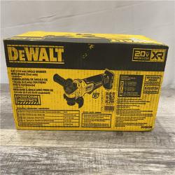NEW - DEWALT 20V MAX XR Cordless Brushless 4.5 in. Paddle Switch Small Angle Grinder with Kickback Brake (Tool Only)