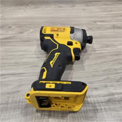 AS-IS DeWALT ATOMIC 20V MAX Cordless Compact Impact Driver Kit
