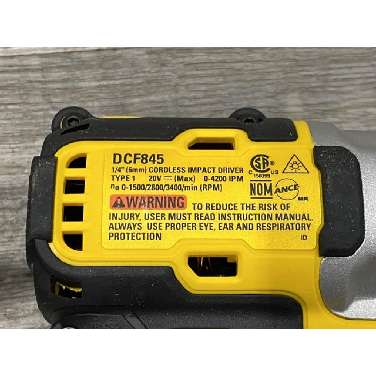 AS-IS DEWALT 20V MAX Lithium-Ion Cordless 2-Tool Combo Kit