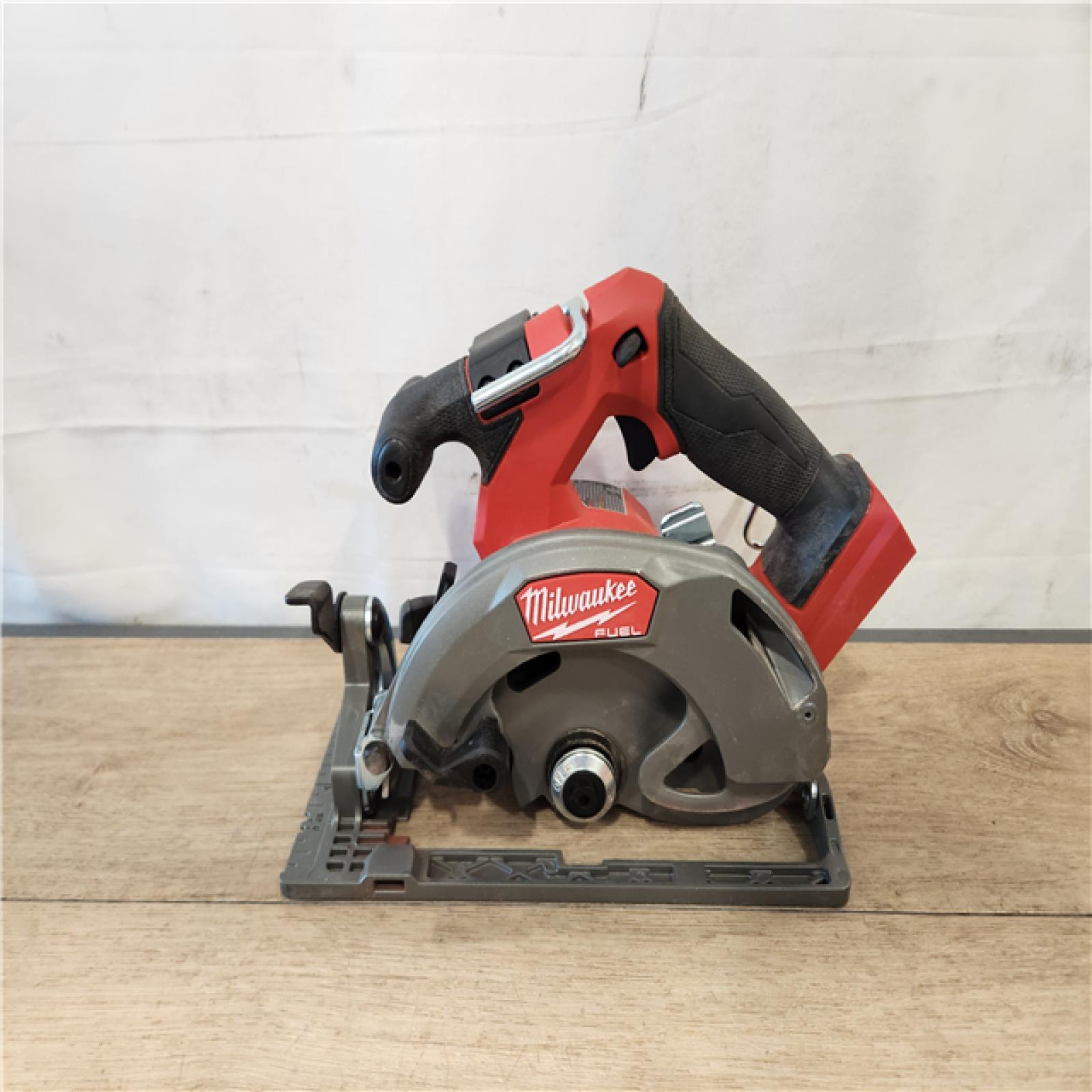 AS-IS- Milwaukee FUEL 18V Lithium-Ion Brushless Cordless 6-1/2 in. Circular Saw (Tool-Only)