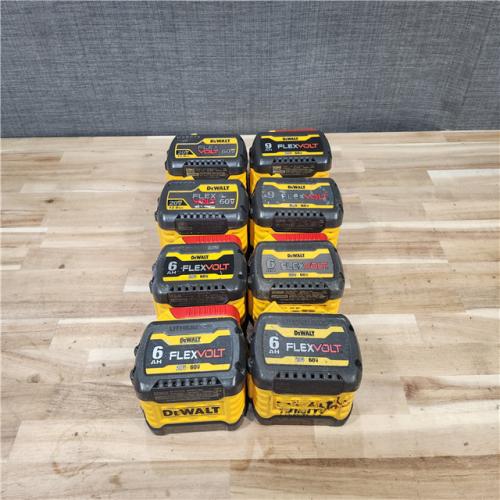 HOUSTON LOCATION - AS-IS DEWALT BATTERY PACK QTY - 8