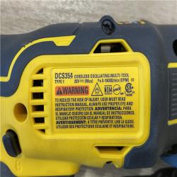AS-IS DEWALT ATOMIC 20V MAX Brushless Oscillating Multi Tool and 20V MAX POWERSTACK Compact Battery Starter Kit