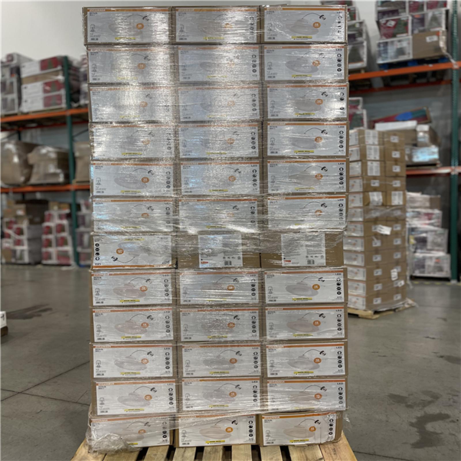 DALLAS LOCATION - LEDVANCE Integrated LED 6 in. Retro Fit 3000K 675 Lumen Dimmable Recessed Light White  Wet Rated (12-Pack) PALLET-(72 CASES)