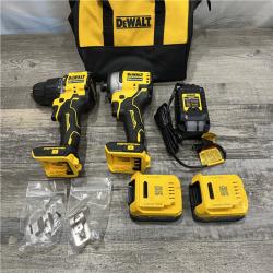 AS-IS DEWALT 20V MAX Lithium-Ion Cordless 2-Tool Combo Kit
