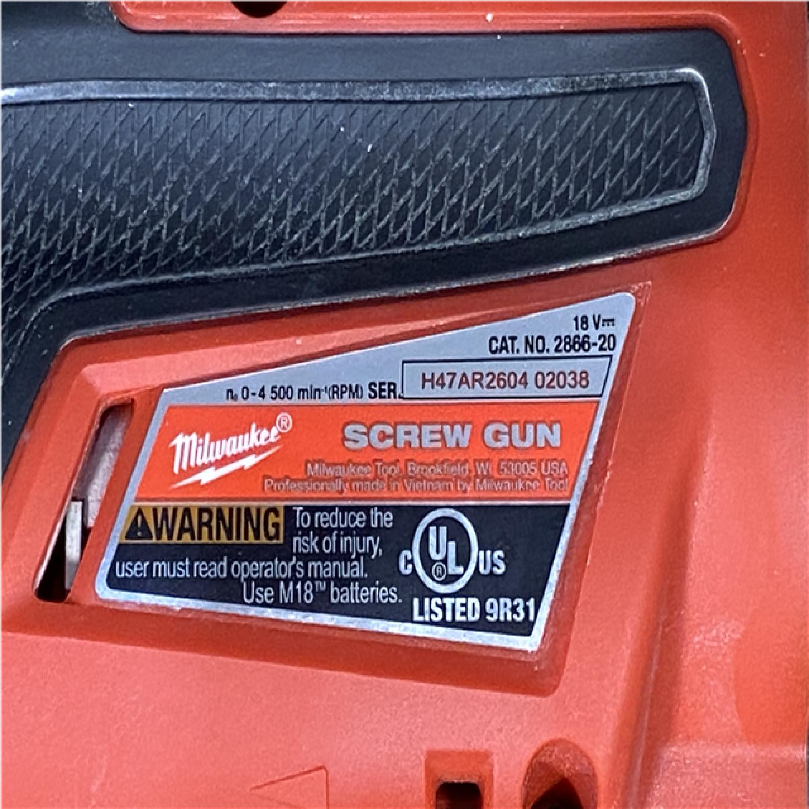 Houston Location AS-IS Milwaukee FUEL 18V Lithium-Ion Brushless Cordless Drywall Screw Gun (Tool-Only)