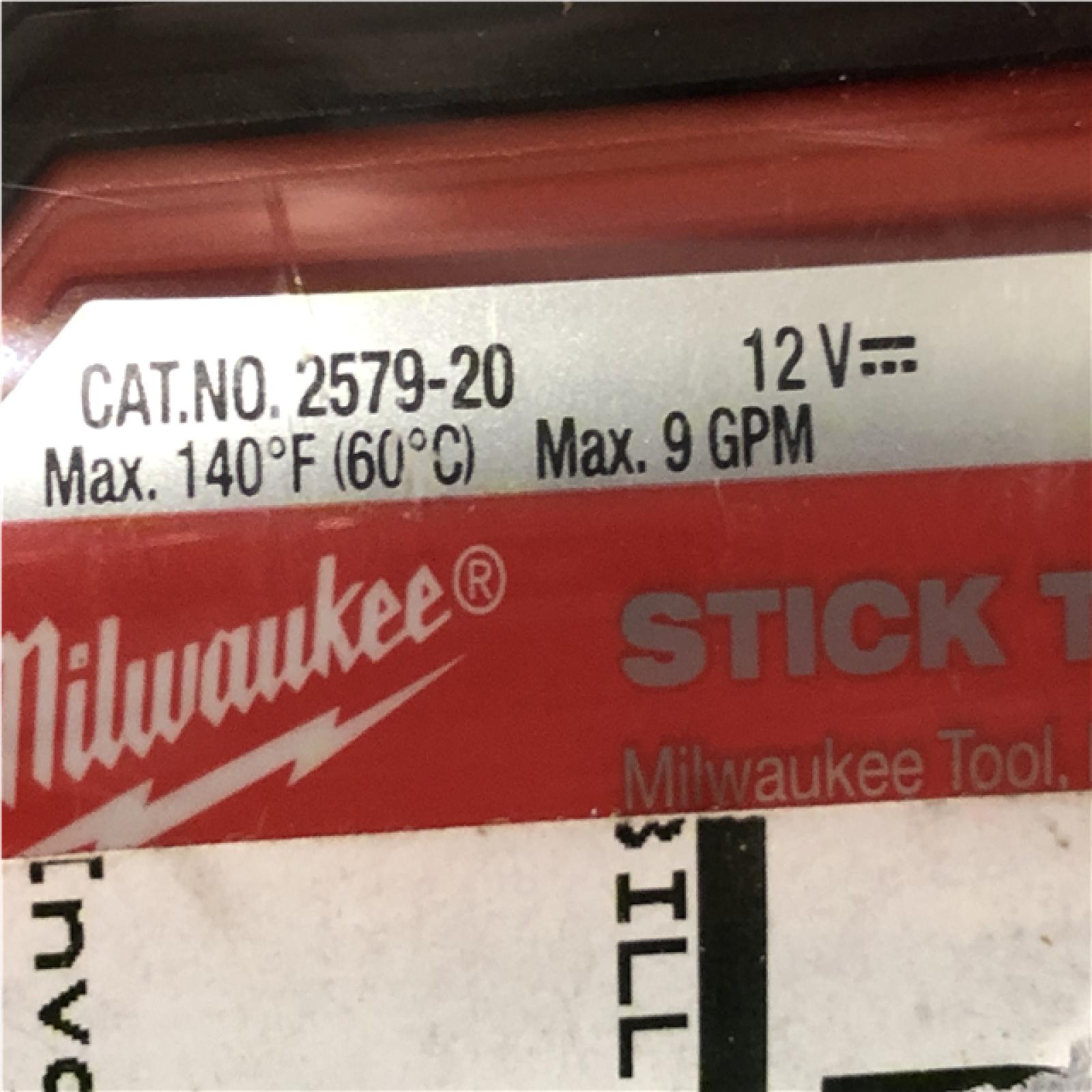 NEW- Milwaukee Electric Tools 2579-20 M12 Stick Transfer Pump