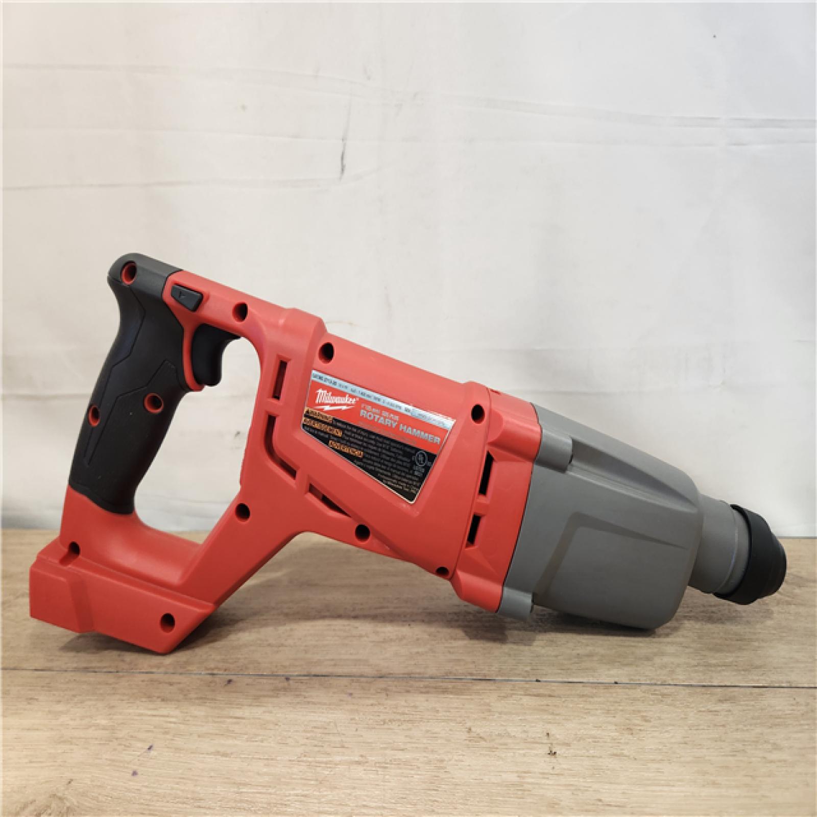 AS-IS- Milwaukee  M18 FUEL 18V Lithium-Ion Brushless Cordless 1 in. SDS-Plus D-Handle Rotary Hammer (Tool-Only)