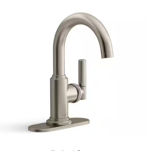 NEW! - KOHLER Torrington Single Handle Single Hole Bathroom Faucet in Vibrant Brushed Nickel (2 UNITS)