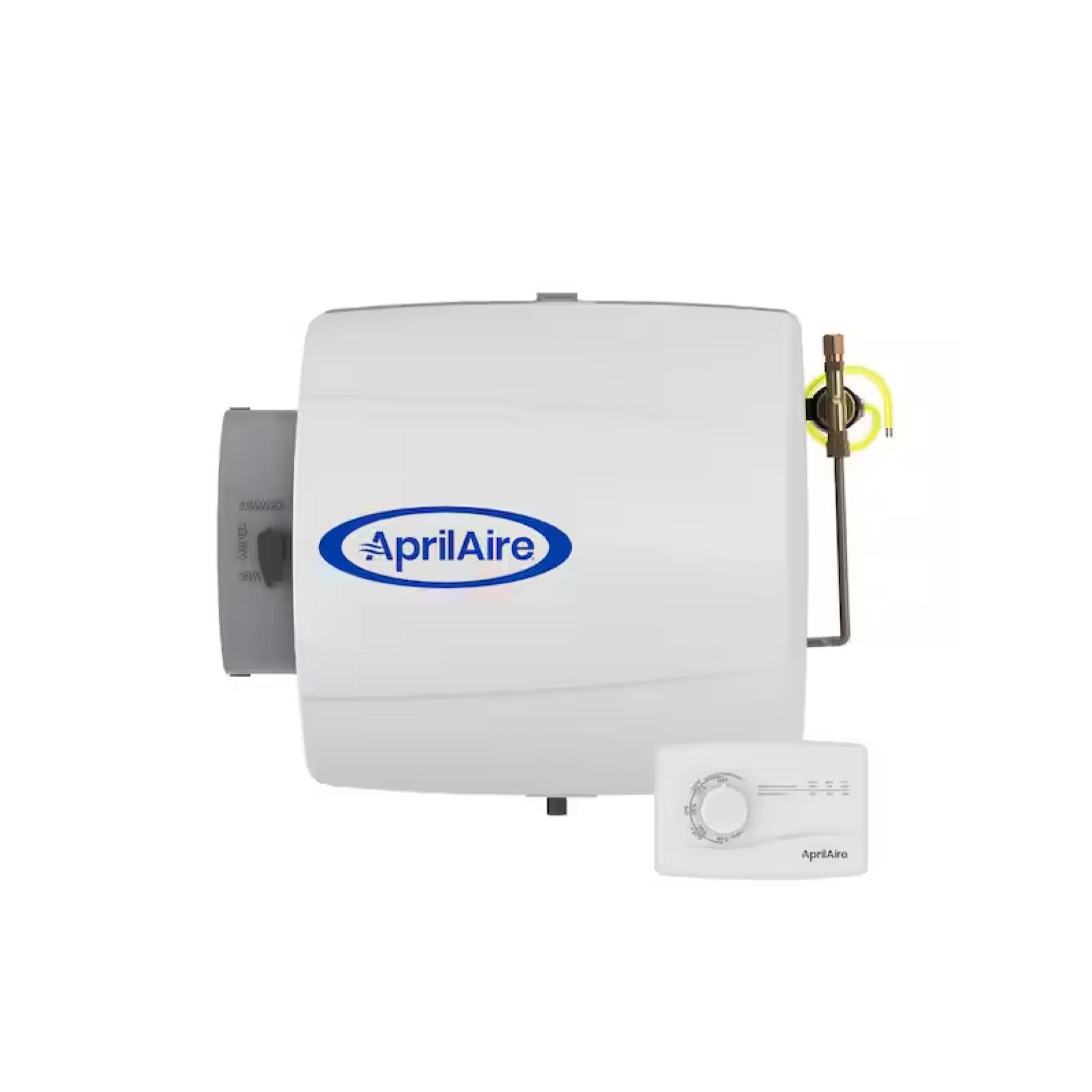 DALLAS LOCATION - AprilAire Model 500M 12 gal. for up to 3 600 sq. ft. Whole-House Small Bypass Evaporative Humidifier with Manual Control- PALLET-(6 UNITS)