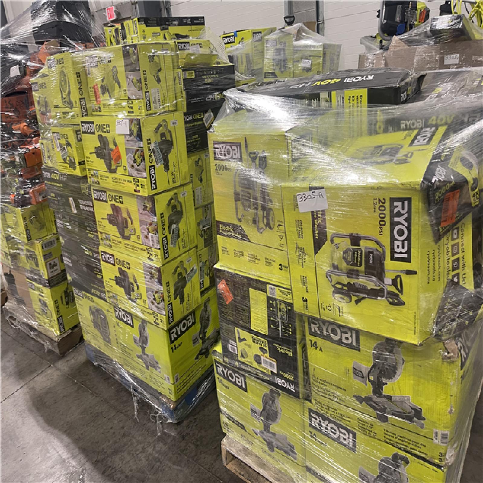 Pittston Location As-Is Power Tools Partial Truckload (14 Pallets) 3305-A
