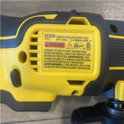 AS-IS DEWALT ATOMIC 20V MAX Cordless Brushless Oscillating Multi Tool Kit