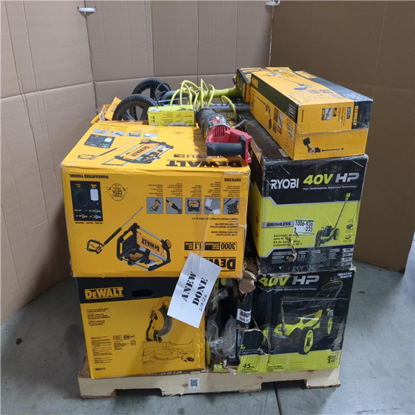 CALIFORNIA AS-IS TOOL PALLET