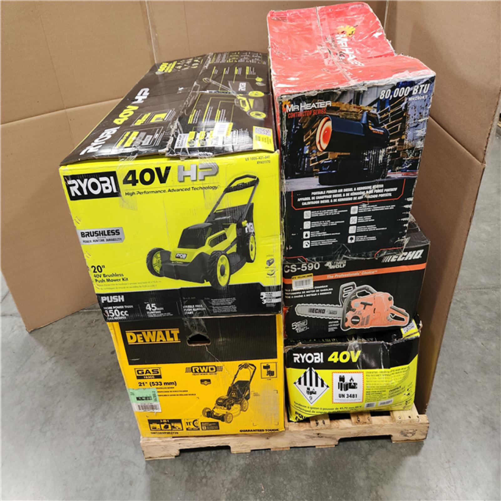 CALIFORNIA AS-IS OUTDOOR POWER EQUIPMENT