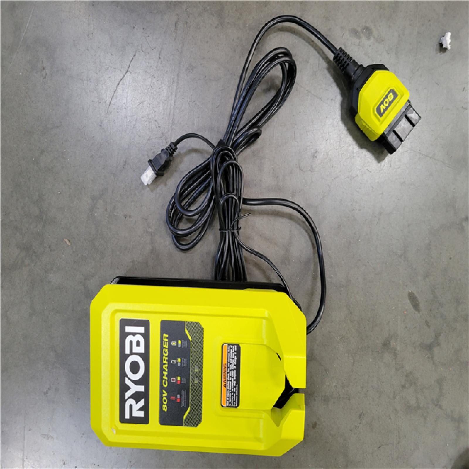 CALIFORNIA APPEARS NEW RYOBI R1 80V BRUSHLESS LITHIUM BATTERY CORDLESS ELECTEIC RIDING LAWN MOWER W CHARGER