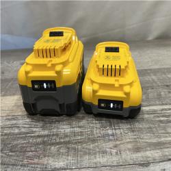 AS-IS DEWALT 20V XR Lithium-Ion Starter Pack with 8.0 Ah and 4.0 Ah Battery Packs and Charger
