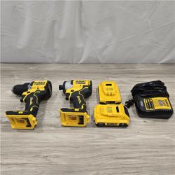 AS-IS Dewalt DCK225D2 20V MAX ATOMIC Compact Cordless Drill Driver and Impact Driver Combo Kit