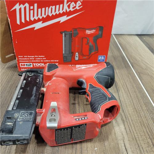 AS-IS Milwaukee 2540-20 12V 23 Gauge Cordless Pin Nailer (Tool Only)
