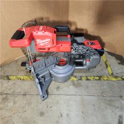 HOUSTON LOCATION - AS-IS (APPEARS LIKE NEW) Milwaukee M18 FUEL Brushless Cordless 10 in. Dual Bevel Sliding Compound Miter Saw (Tool-Only)