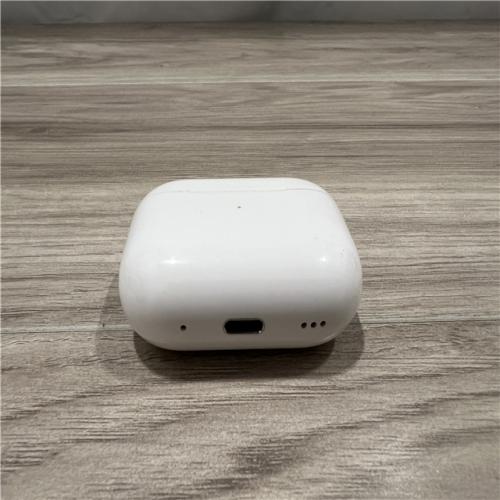 AS-IS Apple AirPods Pro (2nd Generation) with the USB-C MagSafe Charging Case
