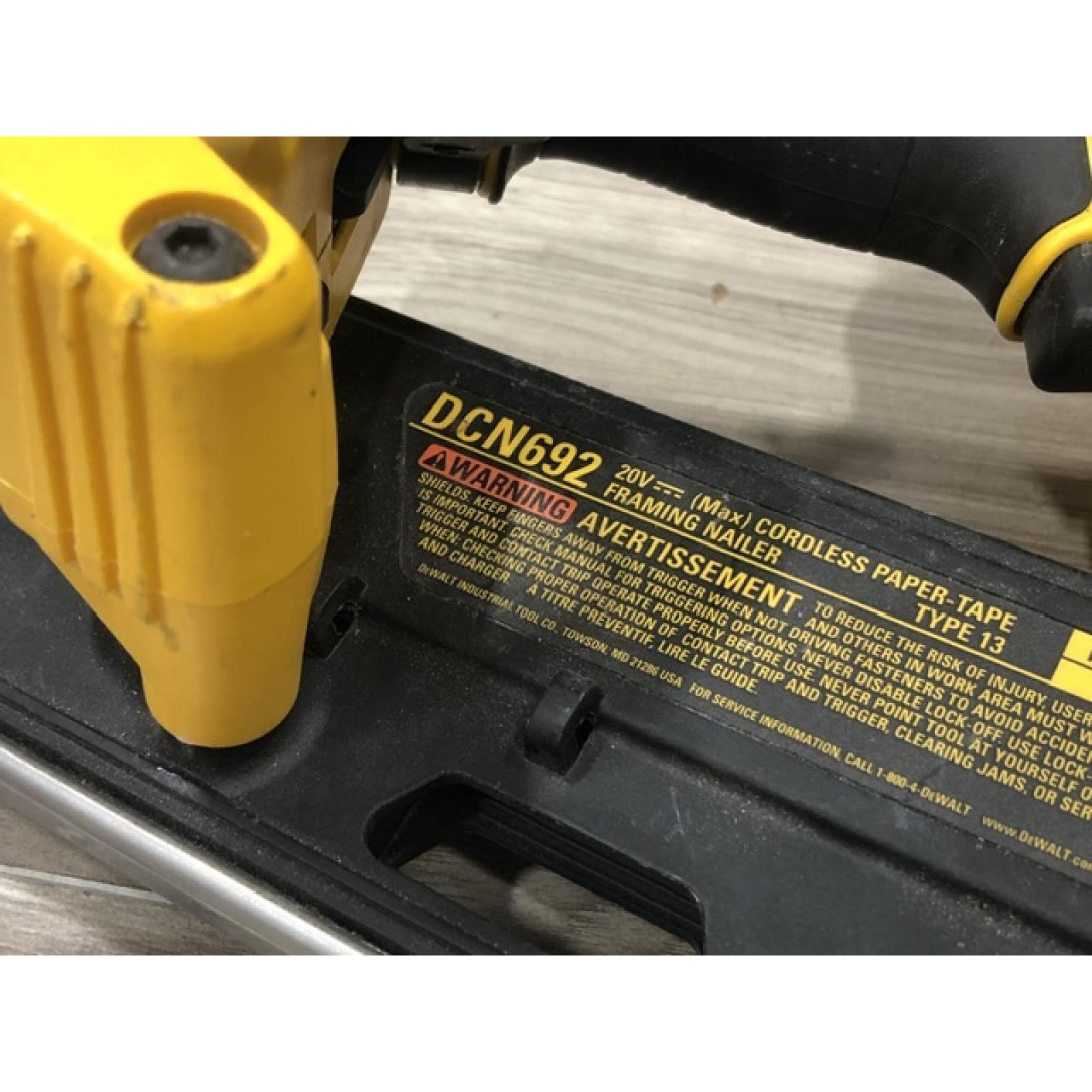 AS-IS DEWALT Cordless 2-Speed 30 Degree Framing Nailer (Tool-Only)
