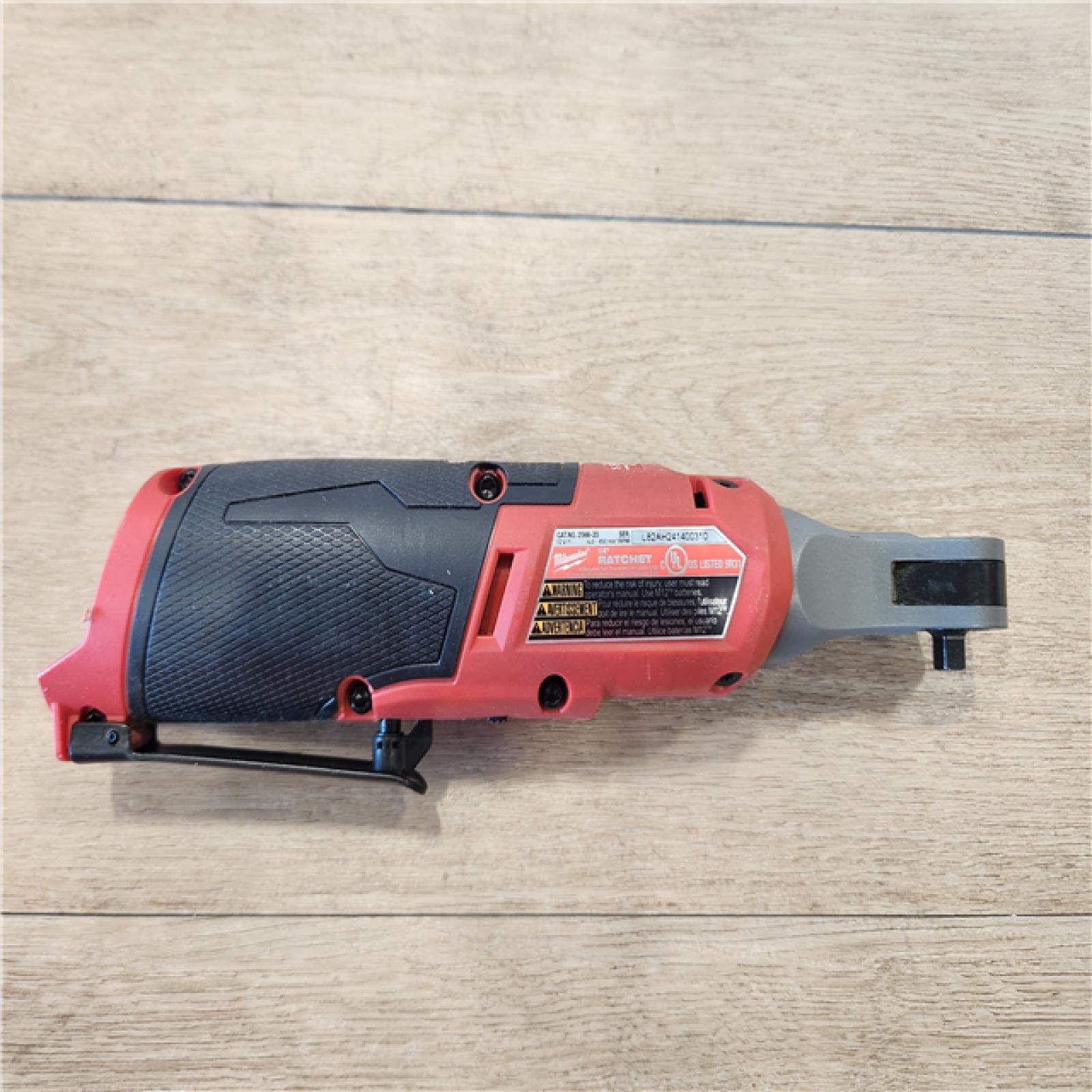 AS-IS- Milwaukee FUEL 12V Lithium-Ion Brushless Cordless High Speed 1/4 in. Ratchet (Tool-Only)