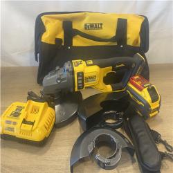 AS-IS DEWALT FLEXVOLT 60-Volt Lithium-Ion Cordless 7 in. to 9 in. Large Angle Grinder Kit