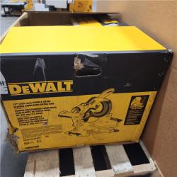 As-Is-  DEWALT 12 Double Bevel Sliding Compound Miter Saw