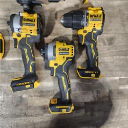 HOUSTON LOCATION - AS-IS DEWALT 4 TOOL COMBO KIT W/ (2) BATTERY & CHARGER