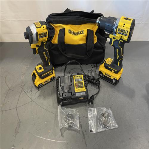 AS-IS - DeWalt ATOMIC 20-Volt Lithium-Ion Cordless 2-Tool Combo Kit