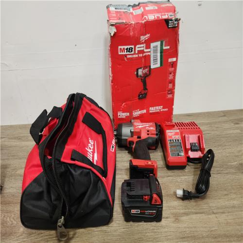 Phoenix Location NEW Milwaukee M18 FUEL 18V Lithium-Ion Brushless Cordless 1/2 in. Impact Wrench w/Friction Ring Kit w/One 5.0 Ah Battery and Bag