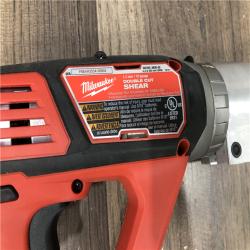 AS-IS Milwaukee 18-Volt Lithium-Ion Cordless 18-Gauge Double Cut Metal Shear (Tool-Only)